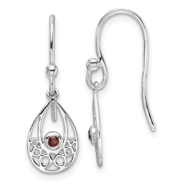 Sterling Silver Earrings Style QW340GA - Classique Jewelry Inc.