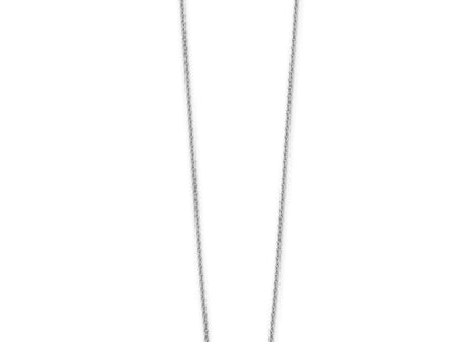 White Ice Sterling Silver Rhodium-plated Diamond Infinity Necklace (Style QW346-18)