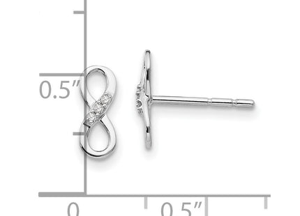Sterling Silver Earrings Style QW347 - Classique Jewelry Inc.