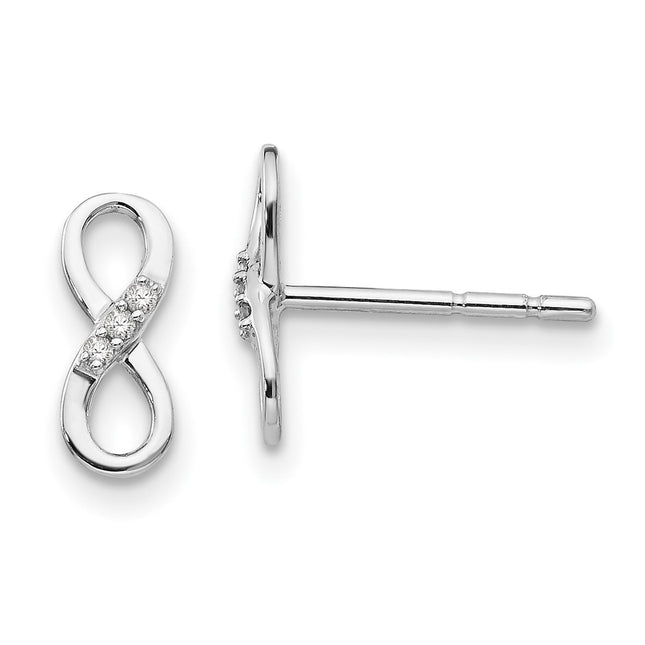 Sterling Silver Earrings Style QW347 - Classique Jewelry Inc.
