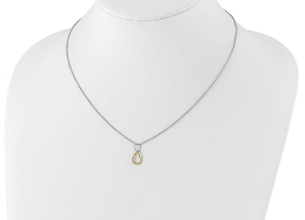 Sterling silver diamond necklace, further view