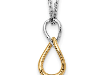 Sterling silver diamond necklace