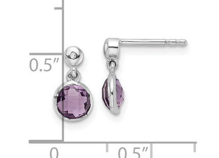 Sterling Silver Earrings Style QW360AM - Classique Jewelry Inc.