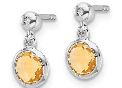 Sterling Silver Earrings Style QW360CI - Classique Jewelry Inc.