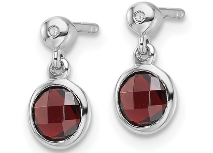Sterling Silver Earrings Style QW360GA - Classique Jewelry Inc.