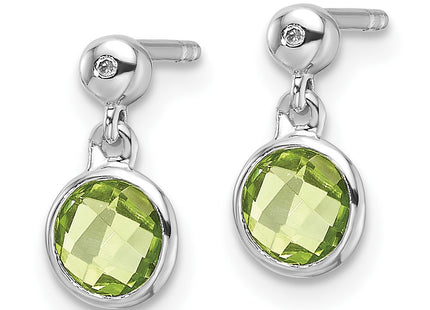 Sterling Silver Earrings Style QW360PE - Classique Jewelry Inc.