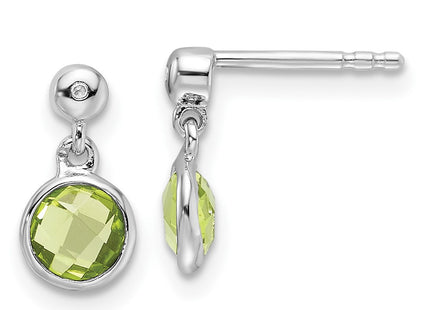 Sterling Silver Earrings Style QW360PE - Classique Jewelry Inc.