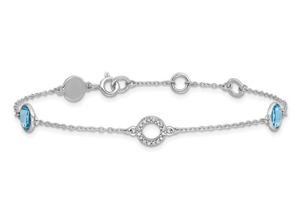 Sterling Silver Bracelets Style QW361 - Classique Jewelry Inc.