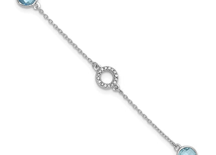 Sterling Silver Bracelets Style QW361 - Classique Jewelry Inc.