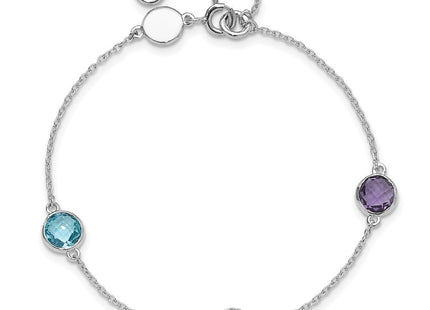 Sterling Silver Bracelets Style QW361BTAM - Classique Jewelry Inc.