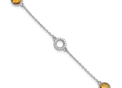 Sterling Silver Bracelets Style QW361CI - Classique Jewelry Inc.