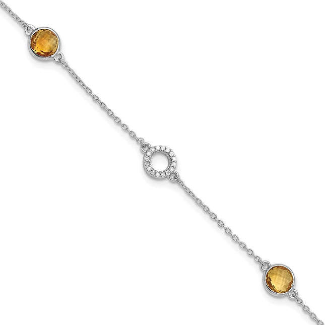 Sterling Silver Bracelets Style QW361CI - Classique Jewelry Inc.