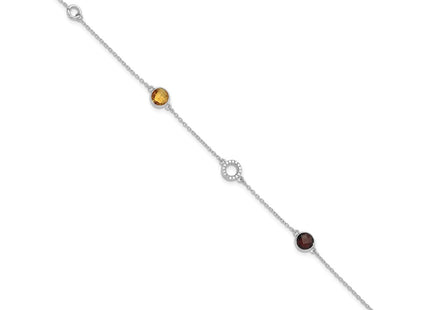 Sterling Silver Bracelets Style QW361CIGA - Classique Jewelry Inc.