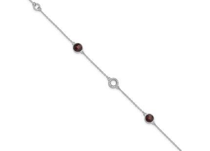 Sterling Silver Bracelets Style QW361GA - Classique Jewelry Inc.