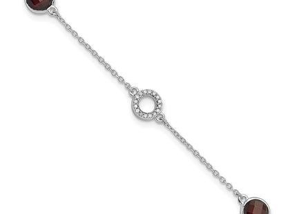Sterling Silver Bracelets Style QW361GA - Classique Jewelry Inc.