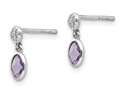 Sterling Silver Earrings Style QW367 - Classique Jewelry Inc.
