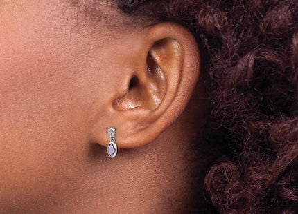 Sterling Silver Earrings Style QW367 - Classique Jewelry Inc.