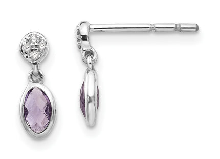 Sterling Silver Earrings Style QW367 - Classique Jewelry Inc.