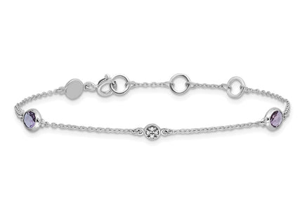 Sterling Silver Bracelets Style QW368 - Classique Jewelry Inc.