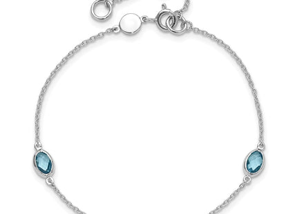 Sterling Silver Bracelets Style QW368BT - Classique Jewelry Inc.
