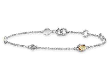 Sterling Silver Bracelets Style QW368CI - Classique Jewelry Inc.