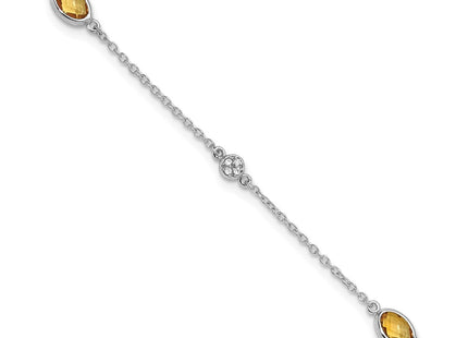Sterling Silver Bracelets Style QW368CI - Classique Jewelry Inc.