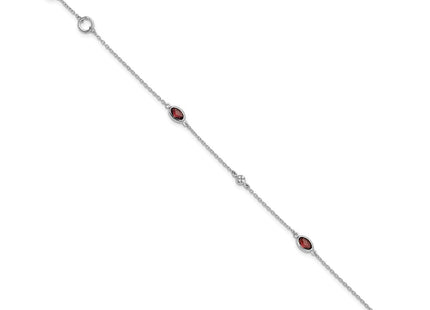 Sterling Silver Bracelets Style QW368GA - Classique Jewelry Inc.