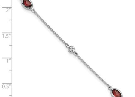Sterling Silver Bracelets Style QW368GA - Classique Jewelry Inc.