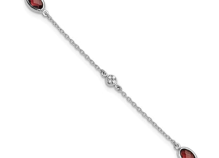Sterling Silver Bracelets Style QW368GA - Classique Jewelry Inc.
