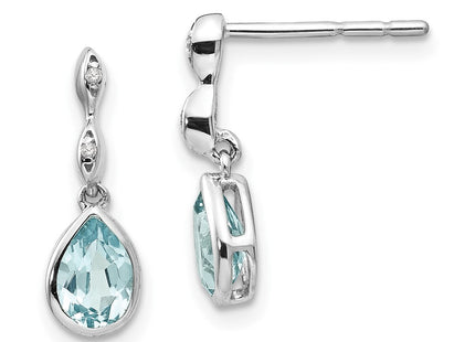 Sterling Silver Earrings Style QW370 - Classique Jewelry Inc.