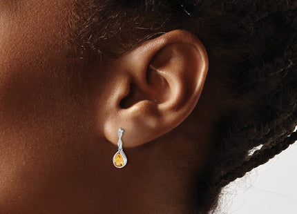 Sterling Silver Earrings Style QW370CI - Classique Jewelry Inc.