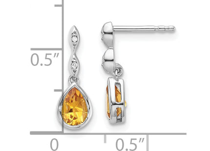 Sterling Silver Earrings Style QW370CI - Classique Jewelry Inc.