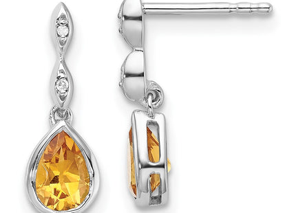 Sterling Silver Earrings Style QW370CI - Classique Jewelry Inc.