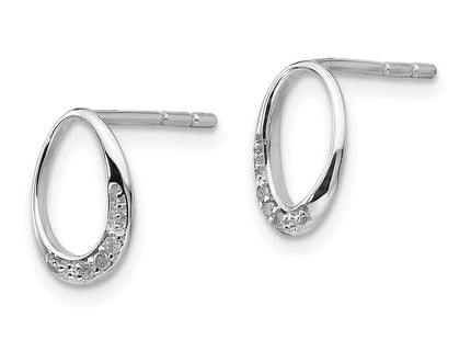 Sterling Silver Earrings Style QW374 - Classique Jewelry Inc.