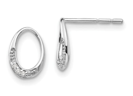 Sterling Silver Earrings Style QW374 - Classique Jewelry Inc.