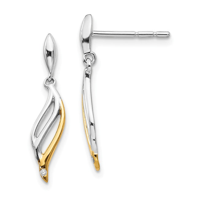 Sterling Silver Earrings Style QW380 - Classique Jewelry Inc.