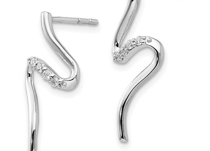 Sterling Silver Earrings Style QW389 - Classique Jewelry Inc.