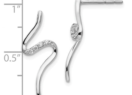 Sterling Silver Earrings Style QW389 - Classique Jewelry Inc.