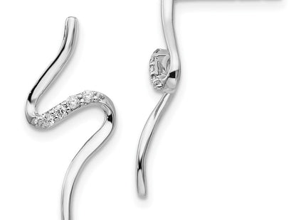 Sterling Silver Earrings Style QW389 - Classique Jewelry Inc.
