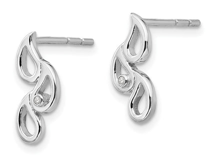 Sterling Silver Earrings Style QW391 - Classique Jewelry Inc.