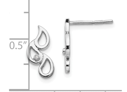 Sterling Silver Earrings Style QW391 - Classique Jewelry Inc.