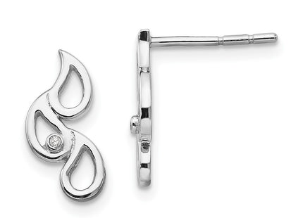 Sterling Silver Earrings Style QW391 - Classique Jewelry Inc.