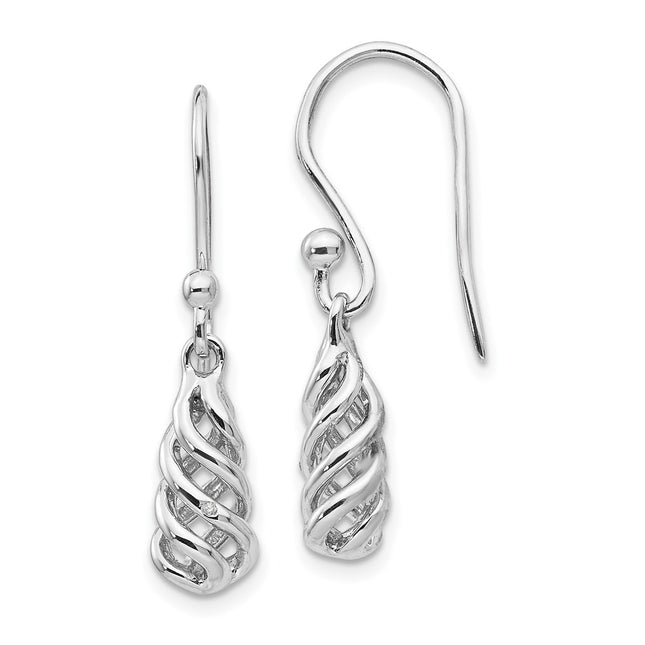 Sterling Silver Earrings Style QW395 - Classique Jewelry Inc.