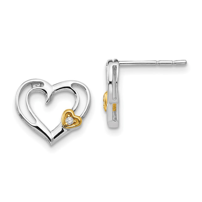 Sterling Silver Earrings Style QW407 - Classique Jewelry Inc.