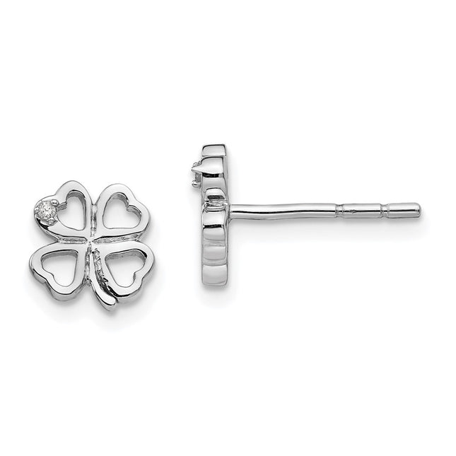 Sterling Silver Earrings Style QW420 - Classique Jewelry Inc.