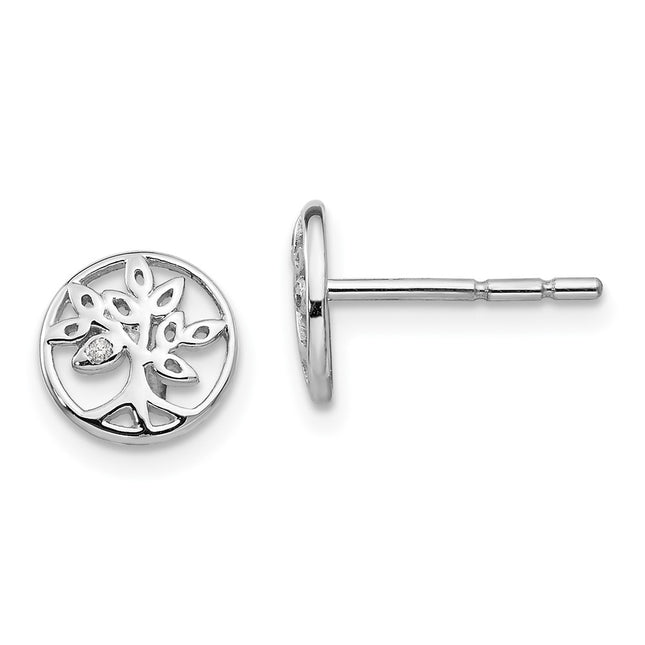 Sterling Silver Earrings Style QW425 - Classique Jewelry Inc.