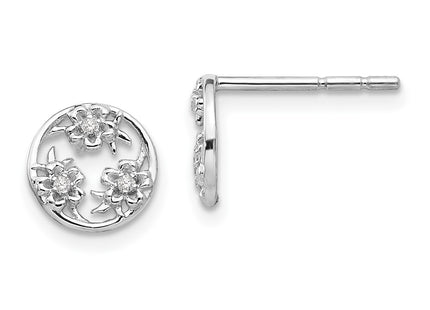 Sterling Silver Earrings Style QW427 - Classique Jewelry Inc.