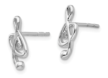 Sterling Silver Earrings Style QW429 - Classique Jewelry Inc.