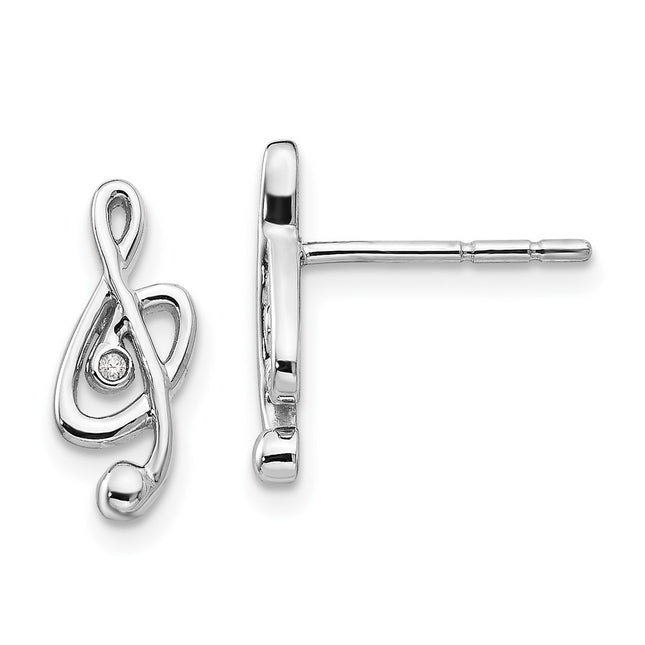 Sterling Silver Earrings Style QW429 - Classique Jewelry Inc.