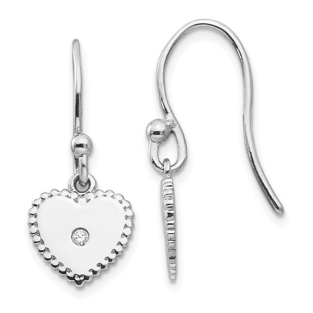 Sterling Silver Earrings Style QW432 - Classique Jewelry Inc.